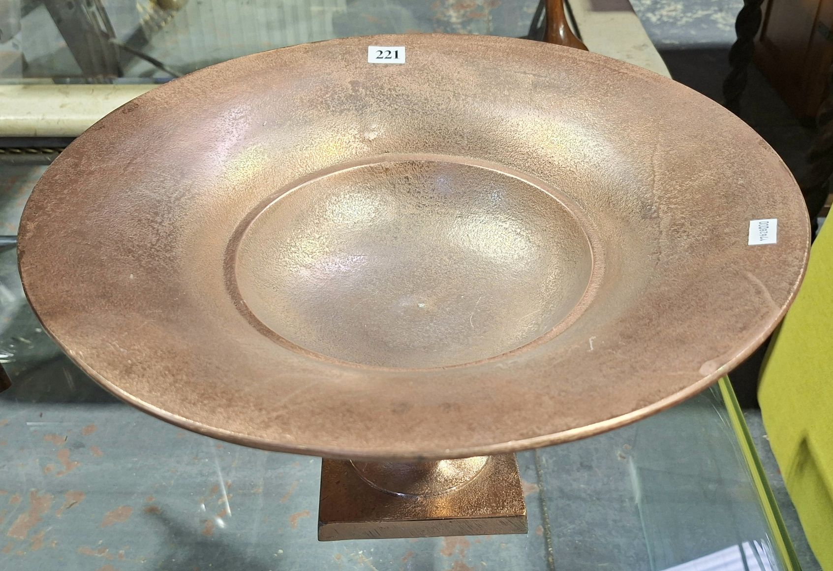 Cast Metal Fruit Bowl