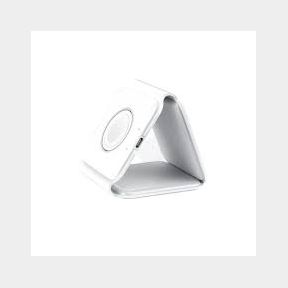 3 in 1 Magnetic Foldable Wireless Charger - White - 0.5 m -Bar 9902178837826- 51745/27582 AS B3 (S5)