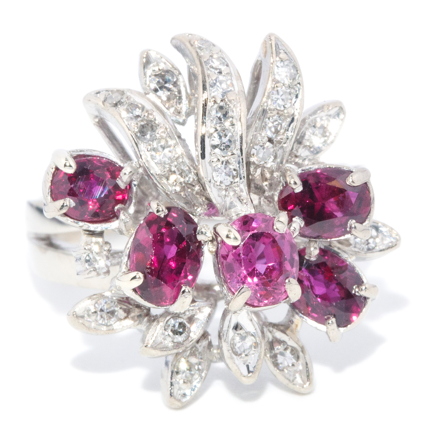 51 · Ruby & Diamond Ring in 18ct Gold