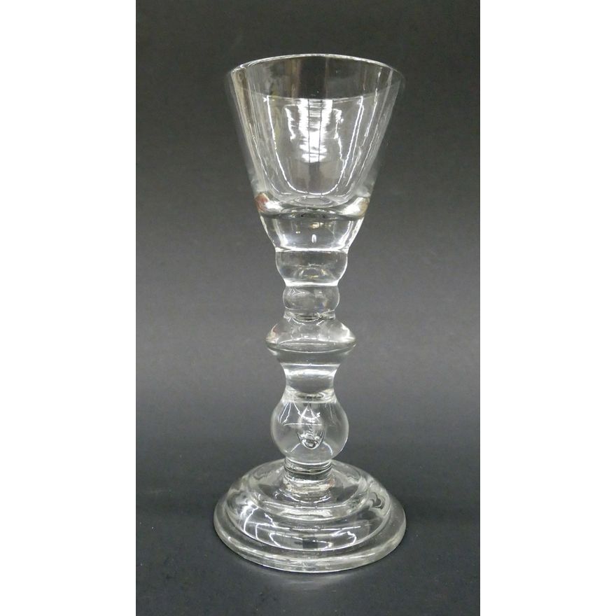 English Baluster Wine Glass, c.1690