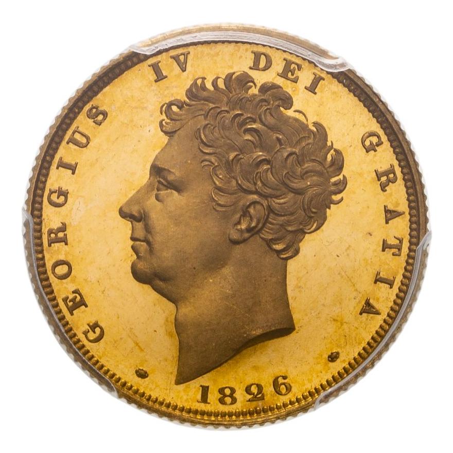 United Kingdom George IV 1826 Gold Sovereign Proof PCGS PR65 DCAM | The ...