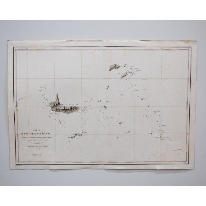 HACQ, J.M. [engraver] - Carte de l'Archipel des Iles Viti: