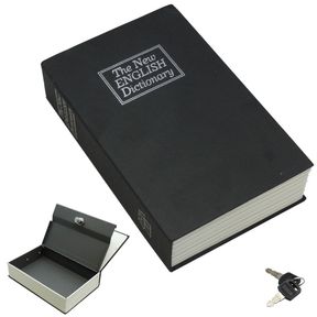 Dictionary Book Safe Small blue | KEYS LOCKED INSIDE