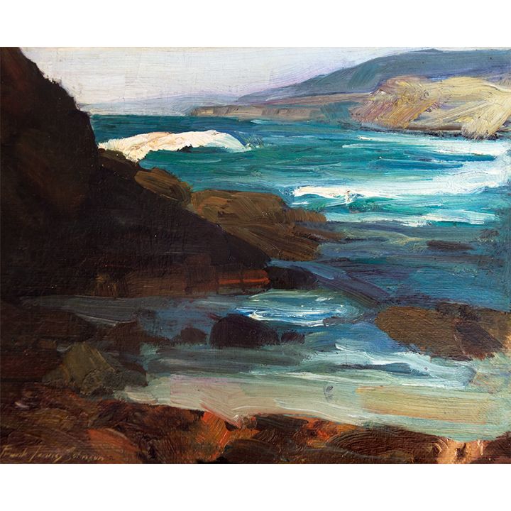 Frank Tenney Johnson (1874-1939), Marine Sketch
