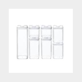 Airtight Storage Containers 7 Piece - White | PK 51695/1347 B2 (S7)