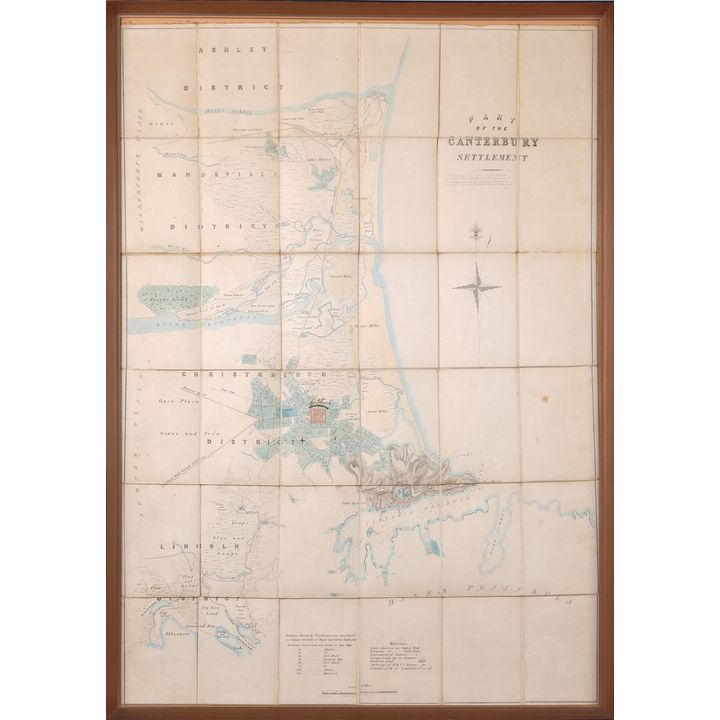 SAUNDERS, TRELAWNEY. WILLIAM [1821-1910], Part of the Canterbury Settlement.
