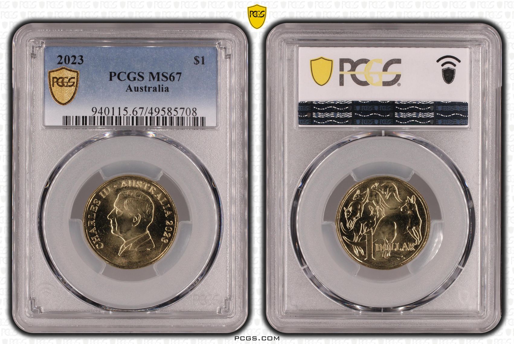 One Dollar, 2023, PCGS MS67