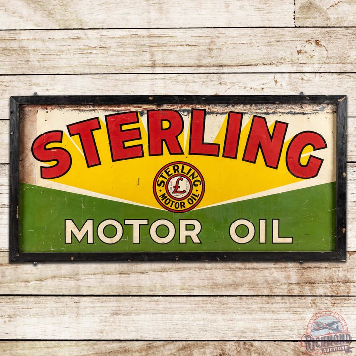 Sterling Motor Oil SST Sign w/ Logo