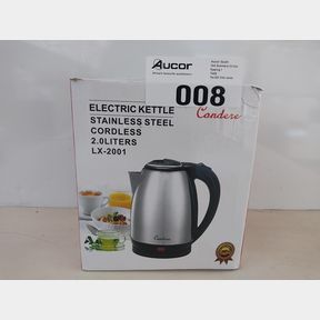 CONDERE 2L CORDLESS ELECTRIC KETTLE - STAINLESS STEEL