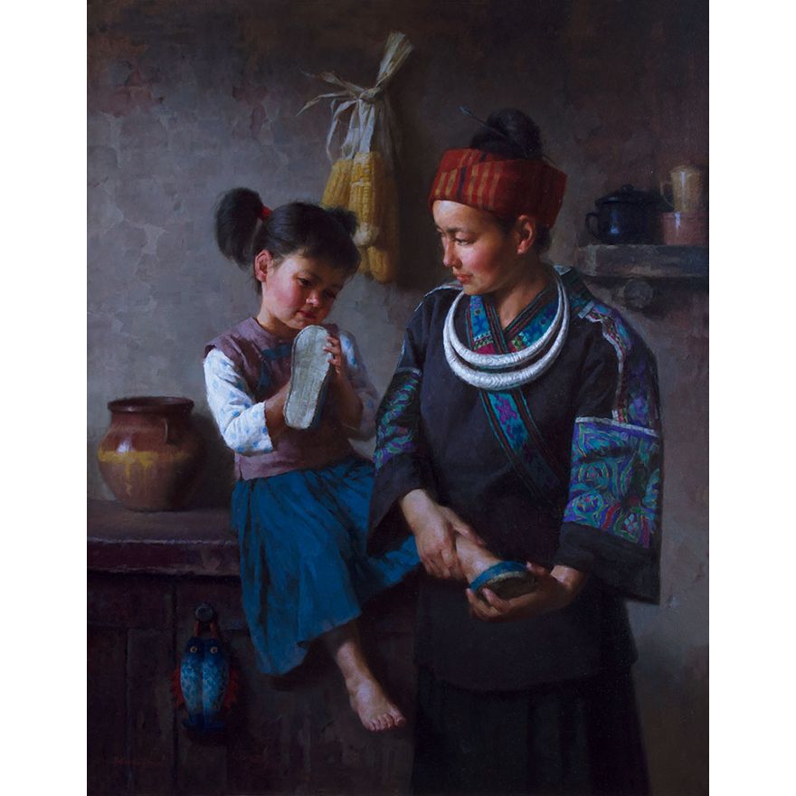 Jie Wei Zhou (1962- ), New Shoes