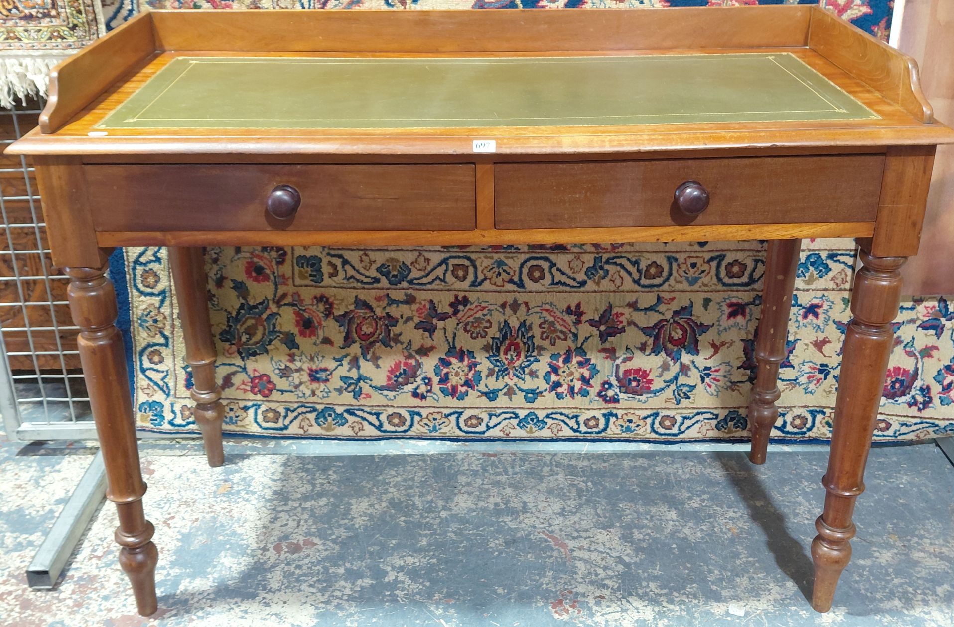 697 · MAHOGANY LADIES DESK