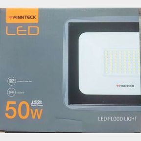 FINNTECK 50W LED FLOOD LIGHT ONLY IP65 INGRESS PROTECTION 6500K COLOR TEMP - 52055/33830