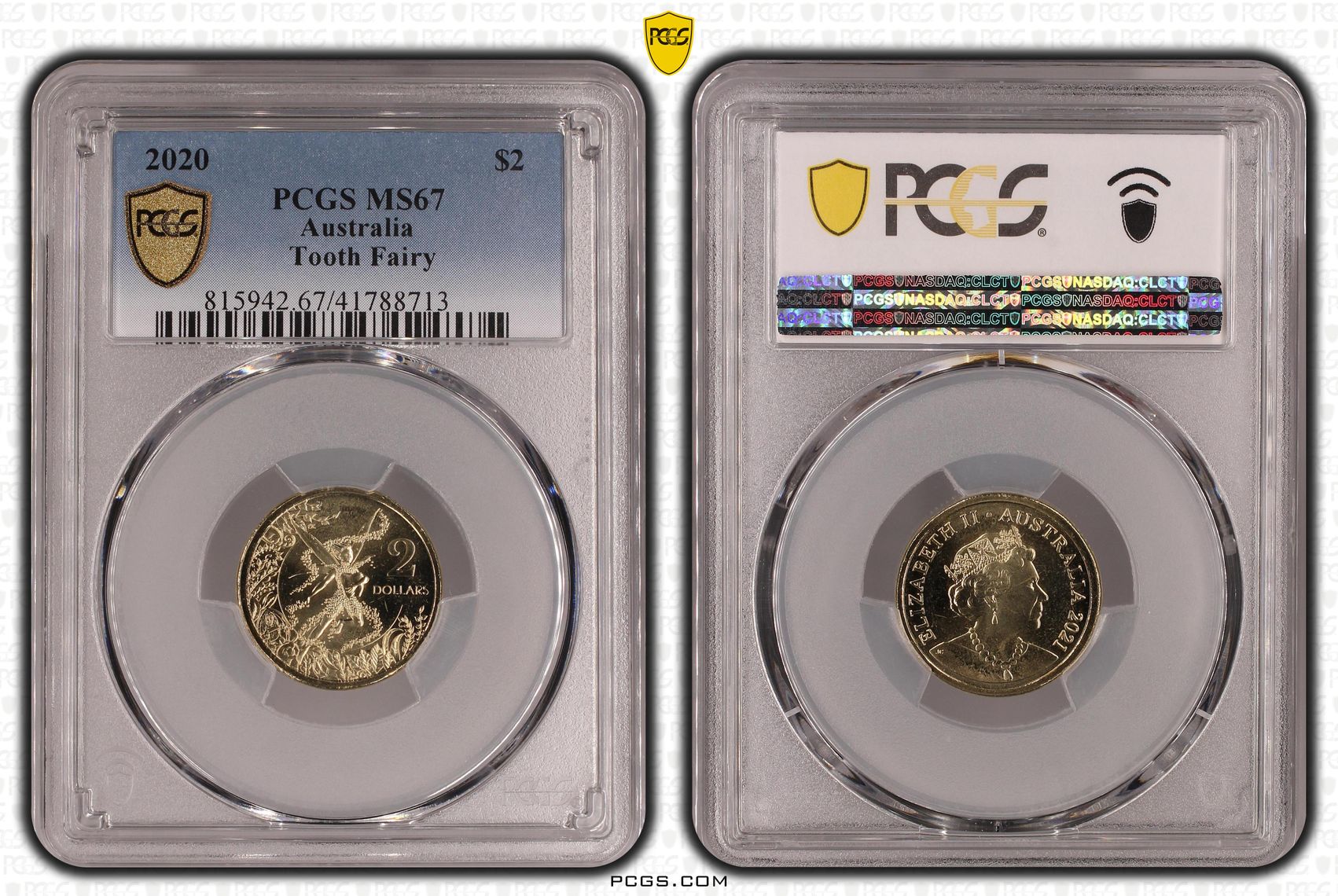 Tooth Fairy, Two Dollar, 2021, PCGS MS67
