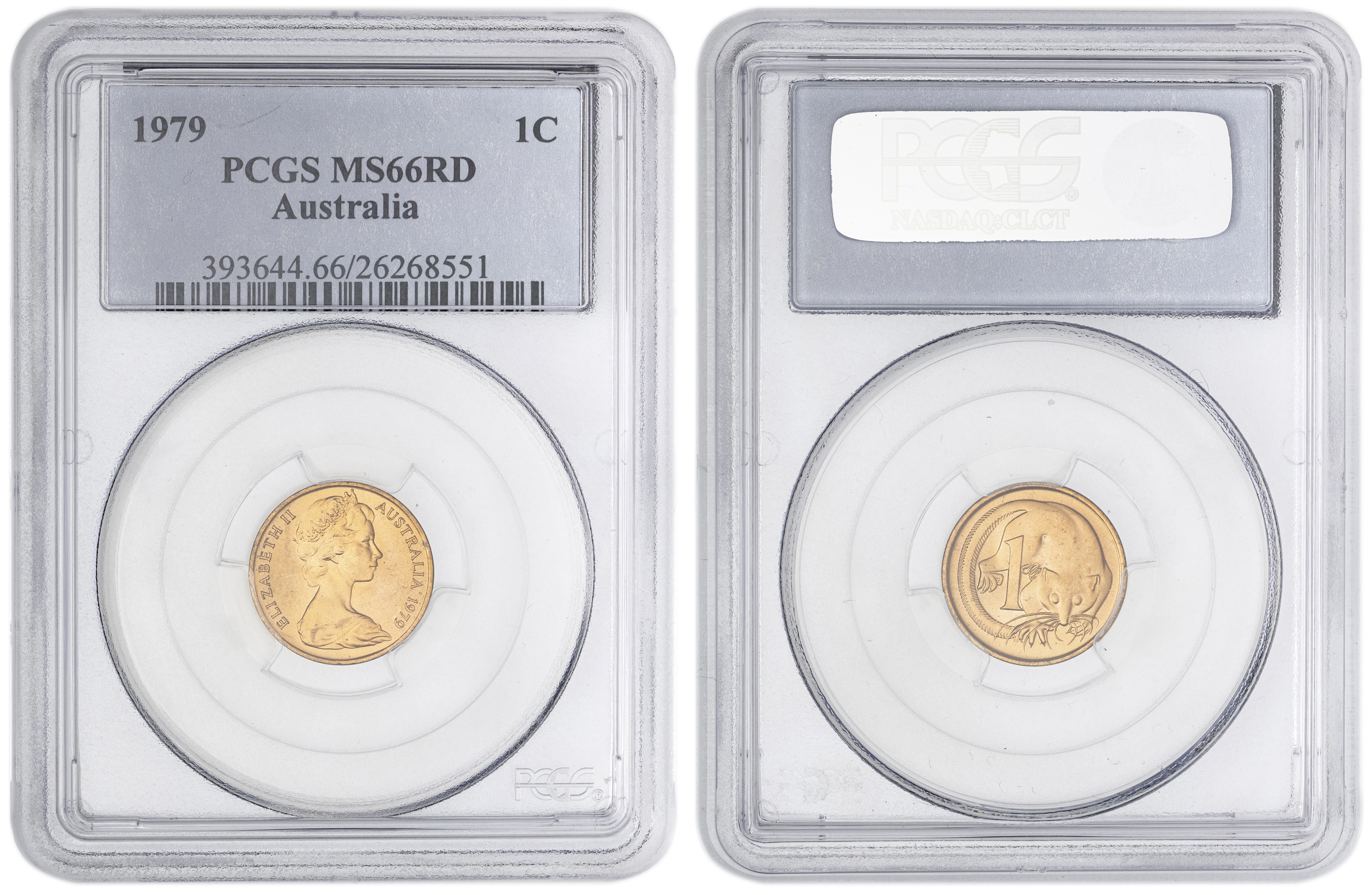 One Cent, 1979, PCGS MS66RD