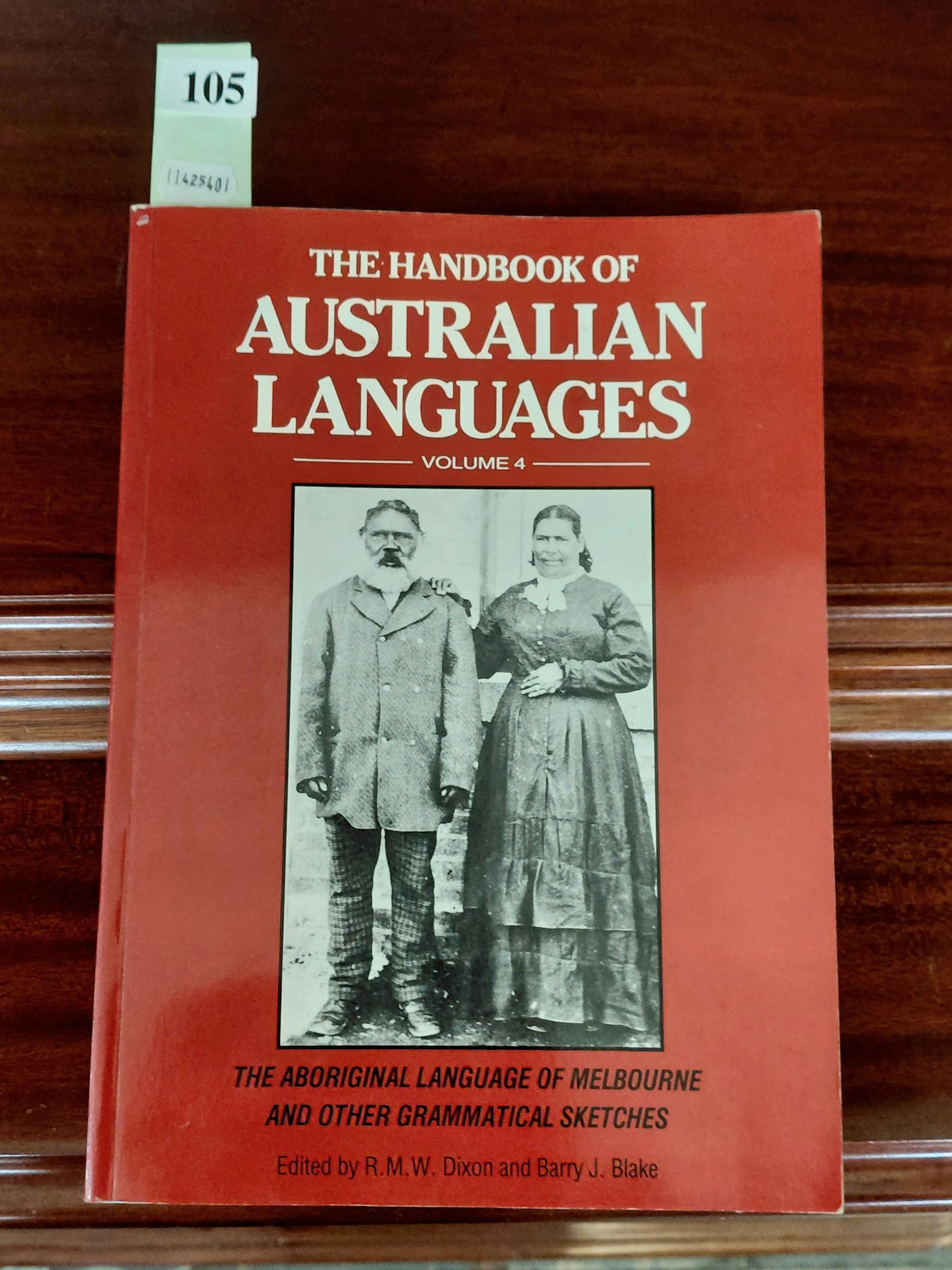 "HANDBOOK OF AUSTRALIAN LANGUAGES"