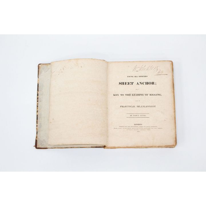 LEVER, DARCY   [association copy]  - The Young Sea Officer's Sheet Anchor