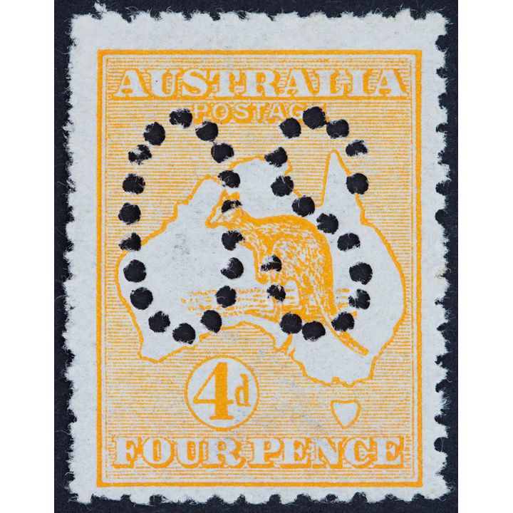 First Watermark, Fourpence, 1913, Good