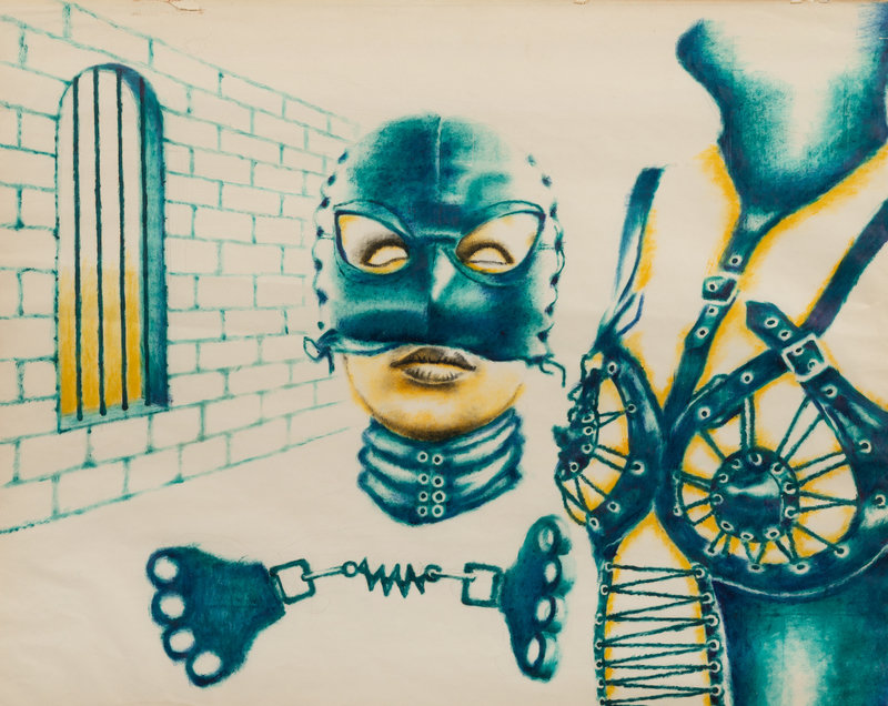 Ed Paschke
(American, 1939-2004)
"Turds in Hell" Monastery, 1972