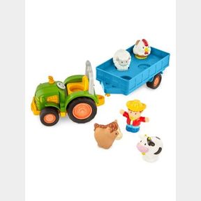BATTAT FARM TRACTOR TOYS FOR TODDLERS, KIDS LIGHTS, ANIMAL SOUNDS & OLD MACDONALD MUSIC 7PC PRETEND PLAY SET TRACTOR, TRAILER, FAR