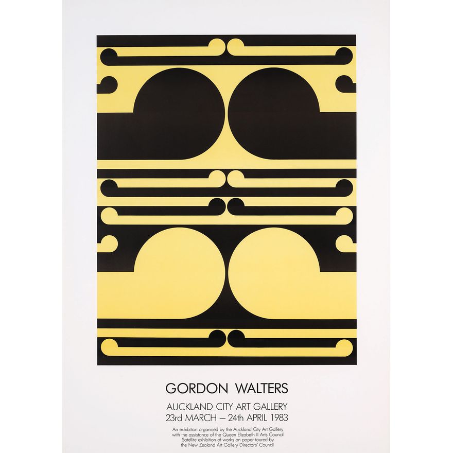 Gordon Walters 'Auckland City Art Gallery Exhibition Poster'