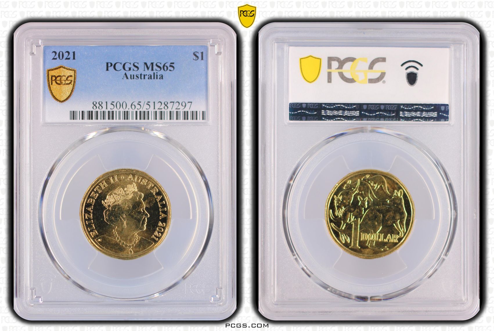 Low Mintage, One Dollar, 2021, PCGS MS65