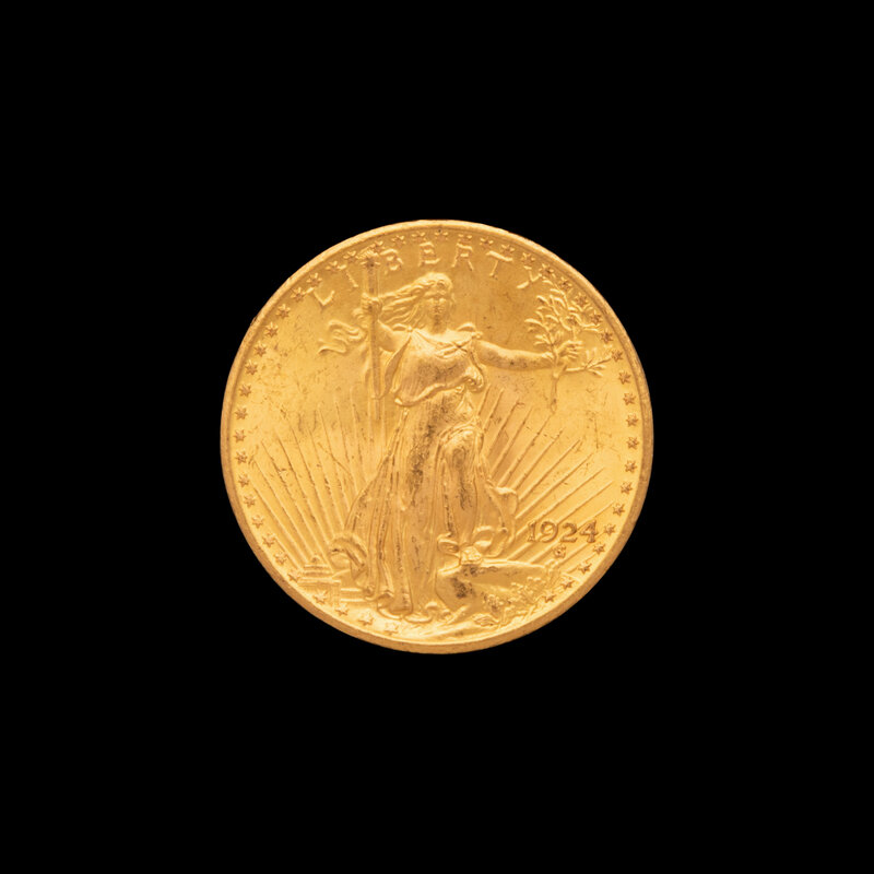 A 1924 Saint-Gaudens $20 Gold Coin