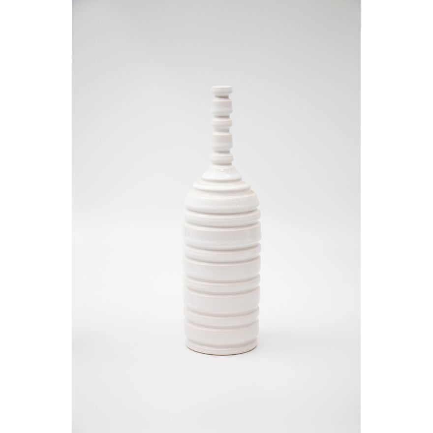 John Parker - Grooved bottle vase