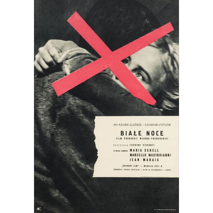 Białe noce, plakat do filmu