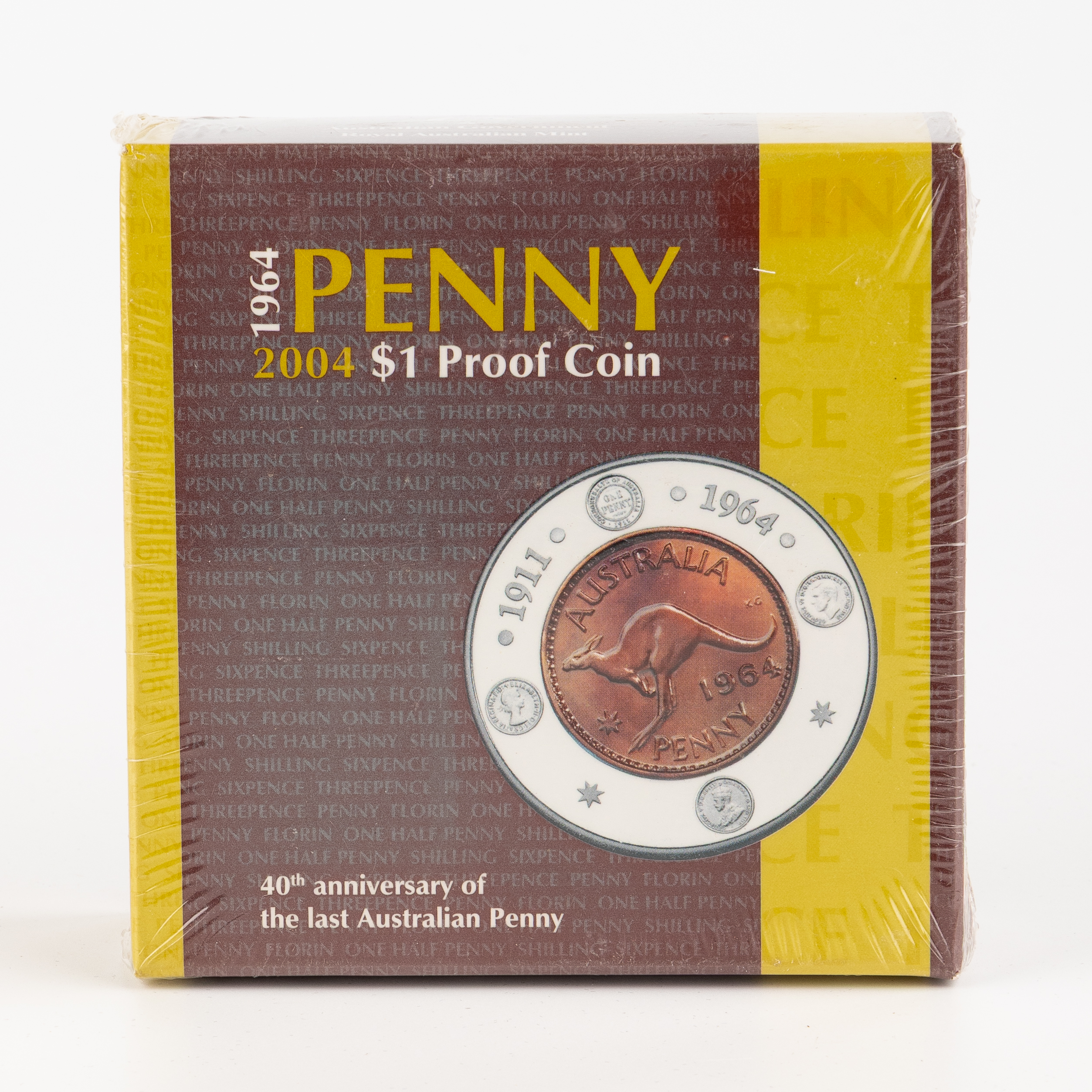 Elizabeth II, RAM - 40TH Anniversary 1964 Penny, One Dollar, 2004, FDC
