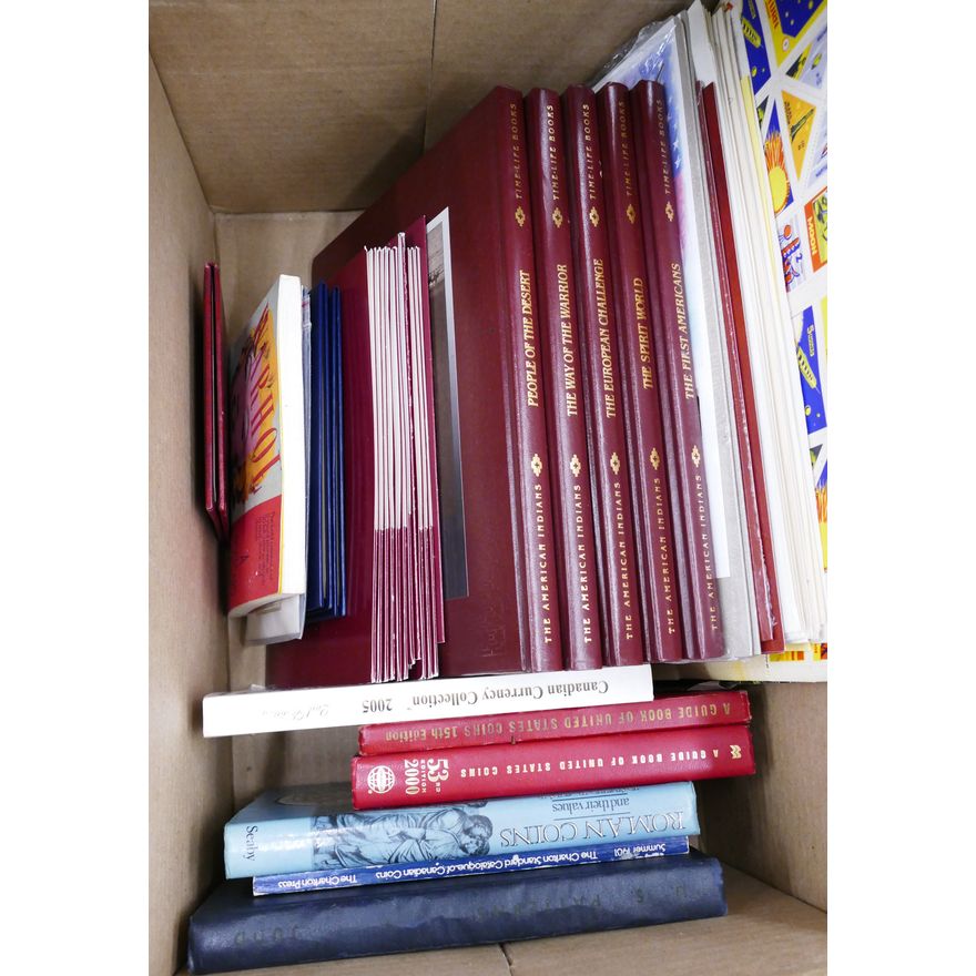 Box Stamp and Western Books