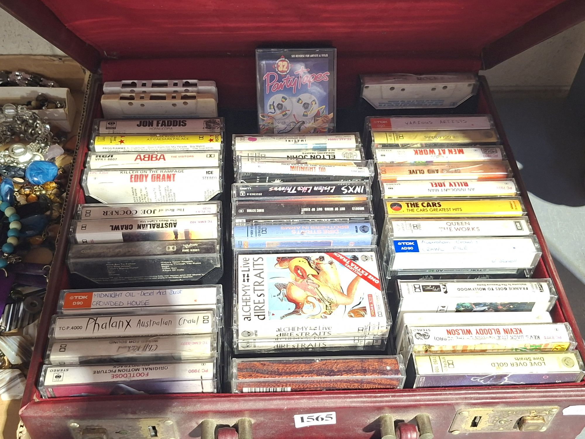 VINTAGE AUDIO TAPE COLLECTION IN CASE