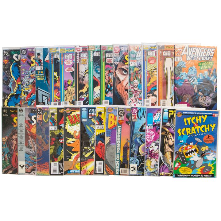 United States, Superhero Comics, 1990s, EF - UNC