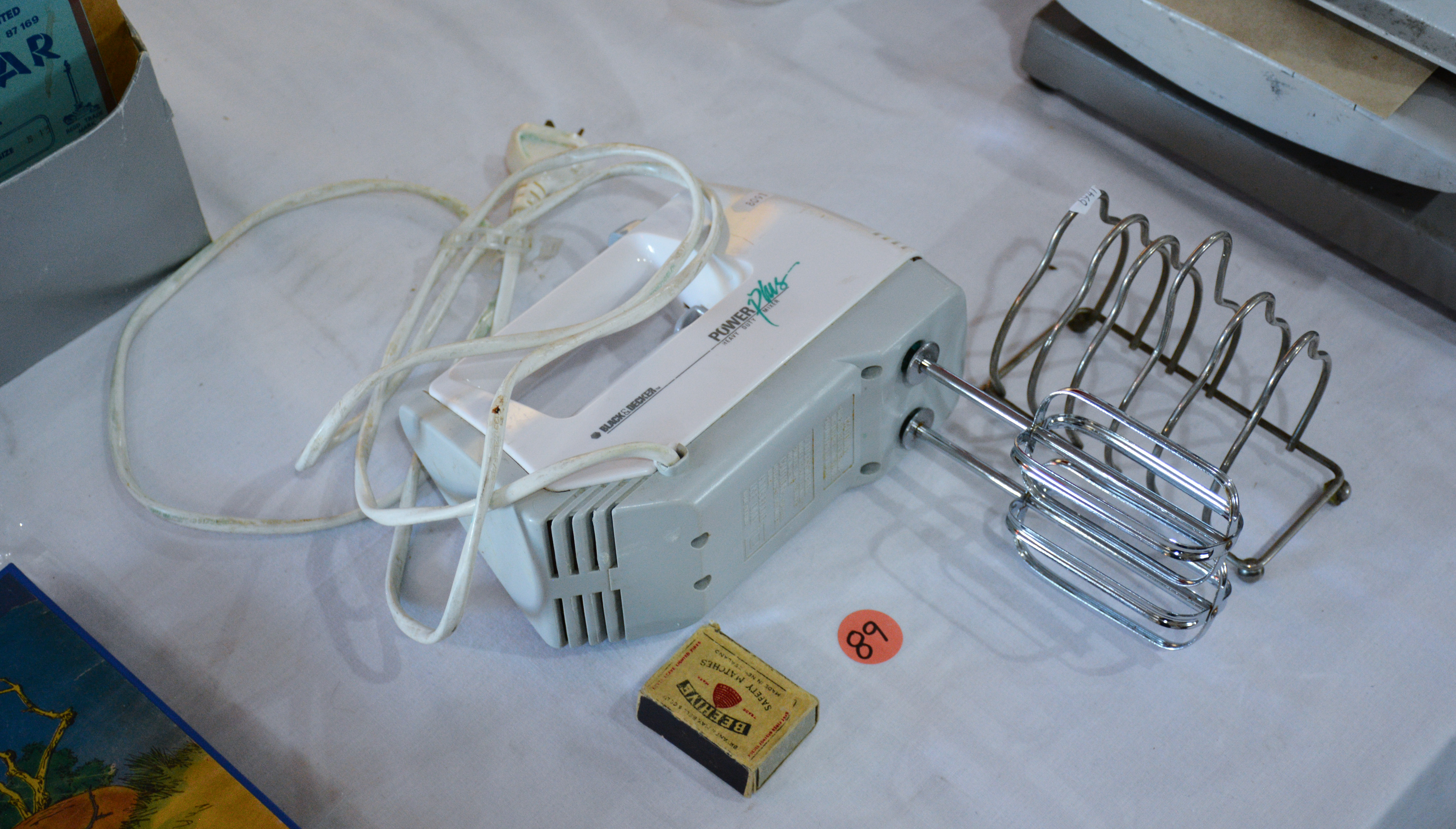 Black and Decker Electric Beater and Toast Rack — NZ auction result