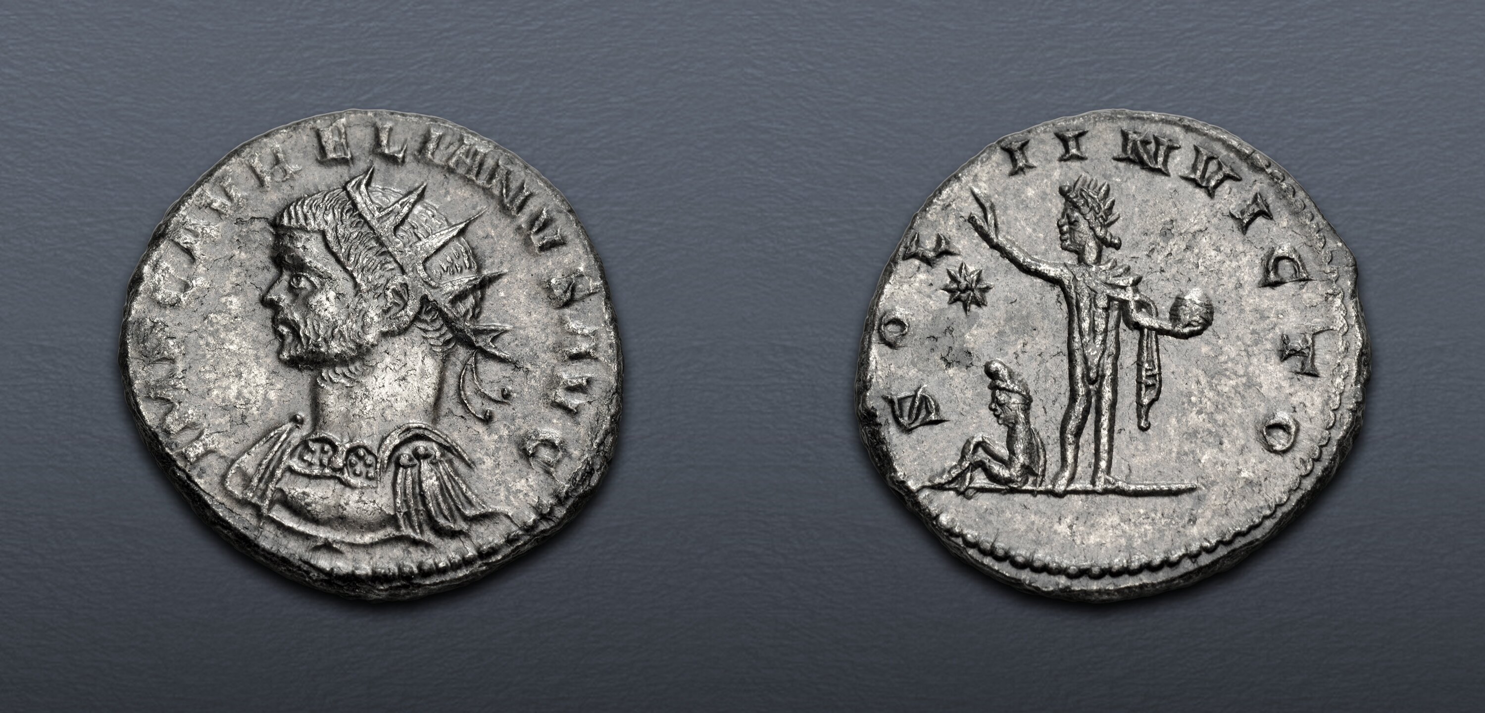 Aurelian. AD 270-275. Antoninianus (20.5mm, 4.47 g, 12h). Tripolis mint ...
