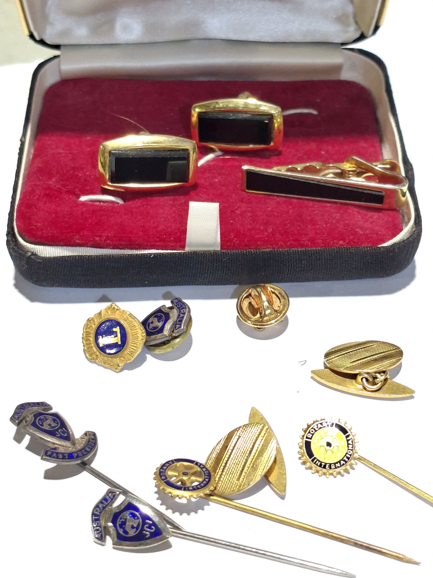 Cufflinks And Rotary Pins