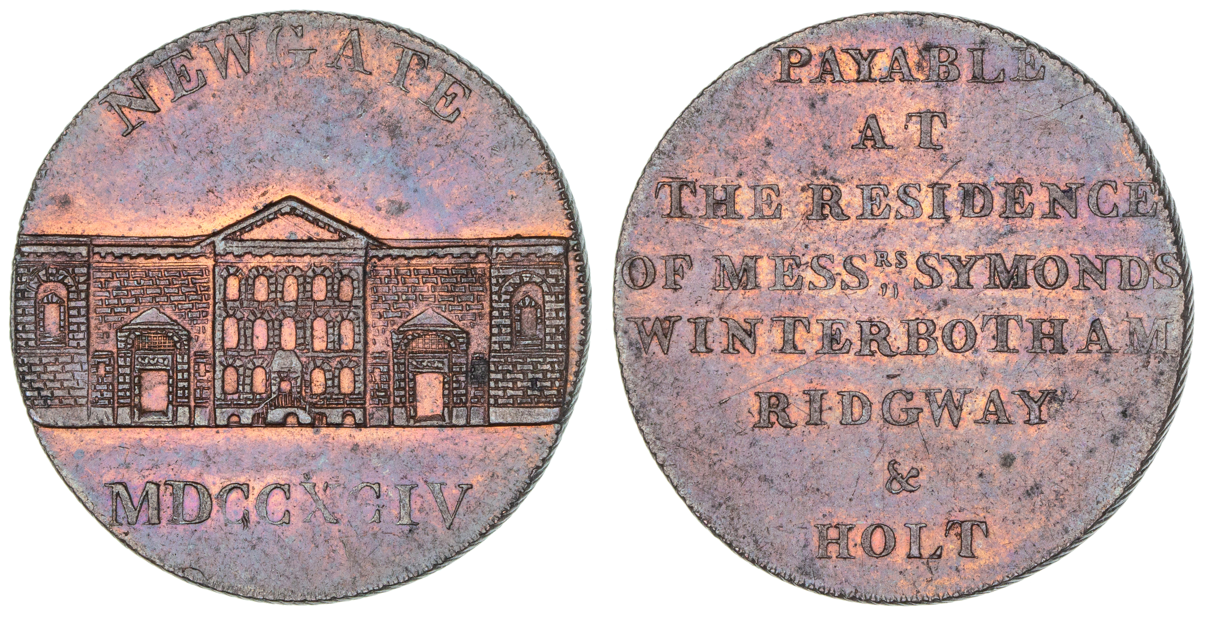 Great Britain, Halfpenny, 1794, aEF