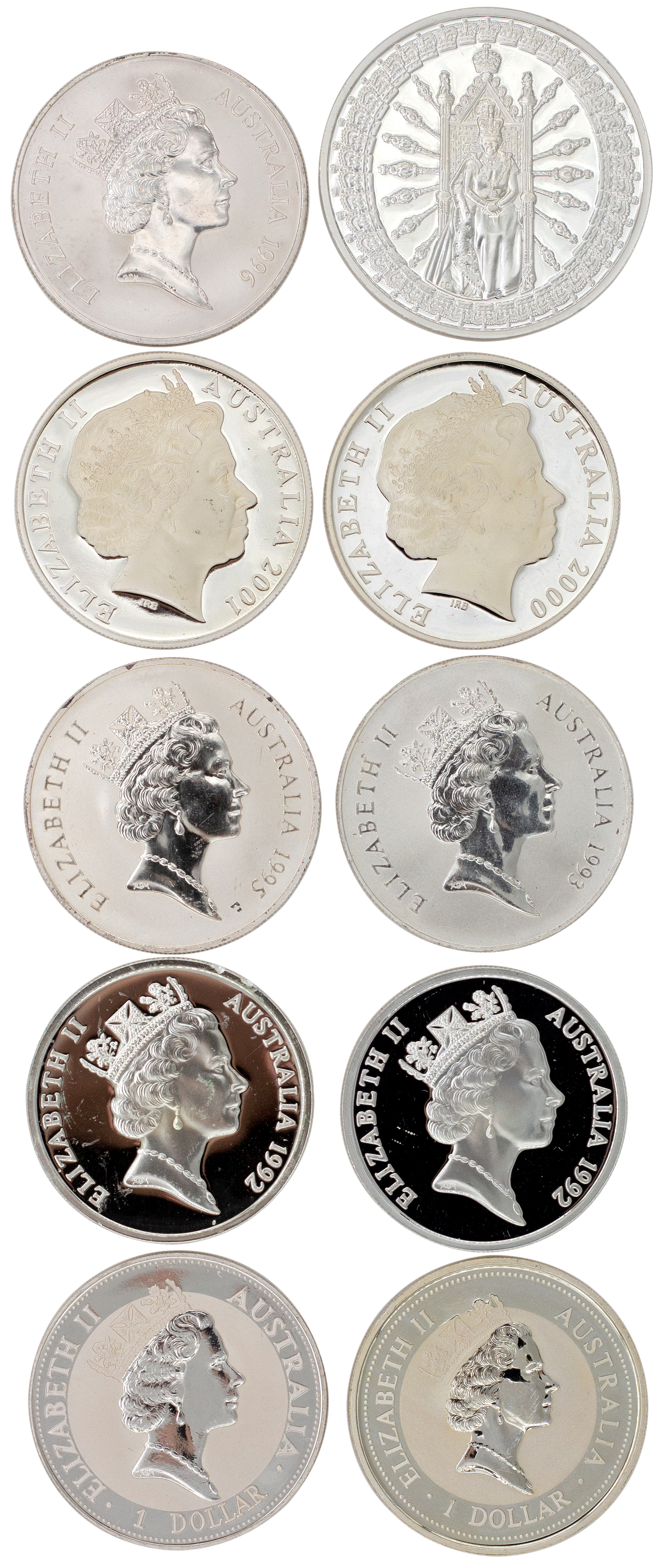 Elizabeth II, Kangaroo, 1993 - 2001, aUNC