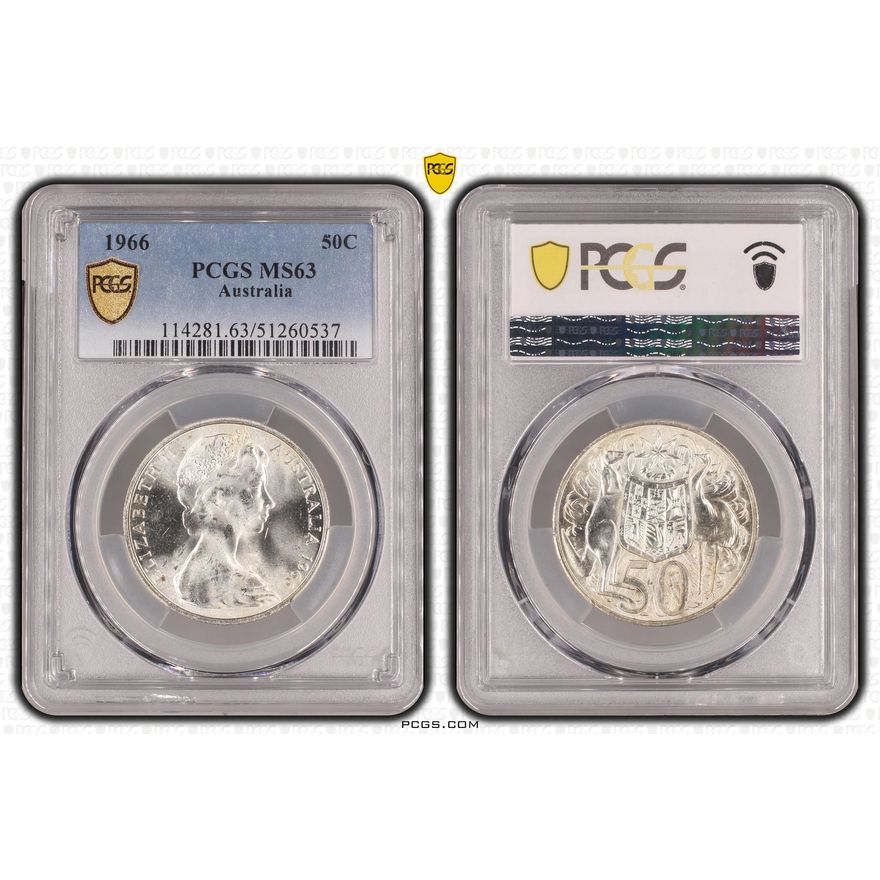 Fifty Cent, 1966, PCGS MS63
