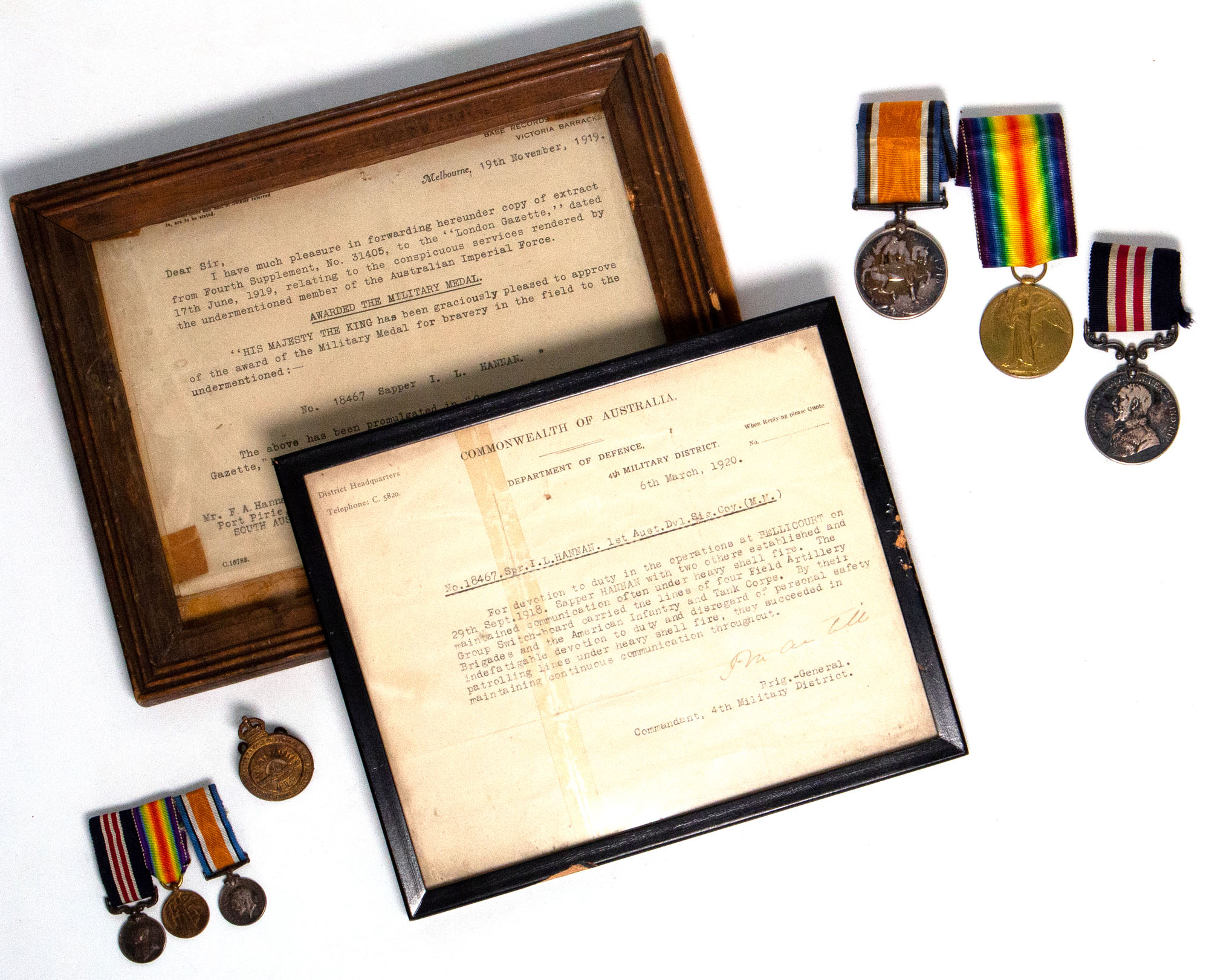 George V, WWI Medals, 1914 - 1918, UNC