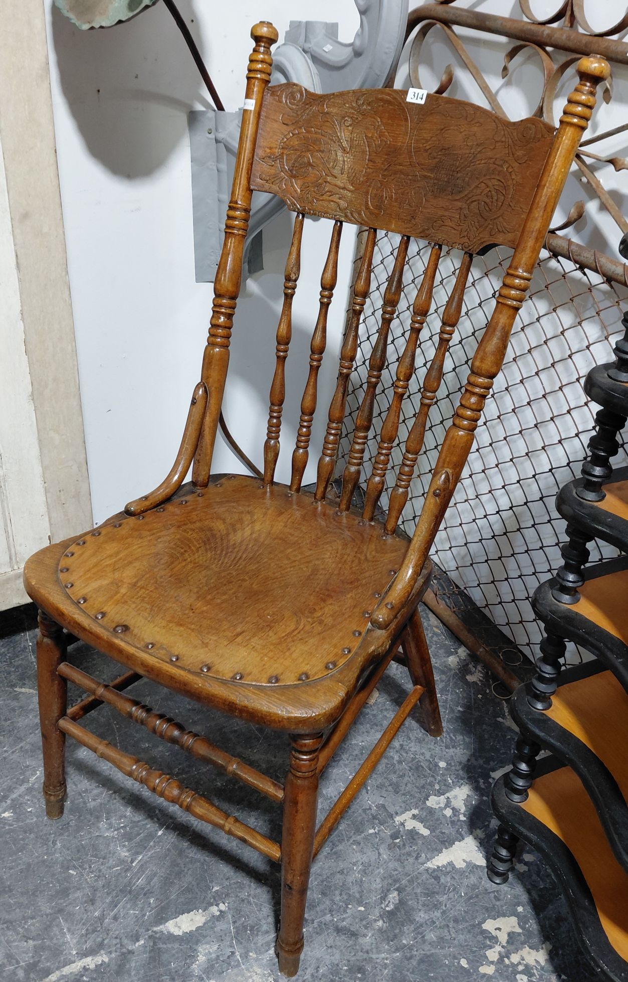 Vintage Spindle Chair