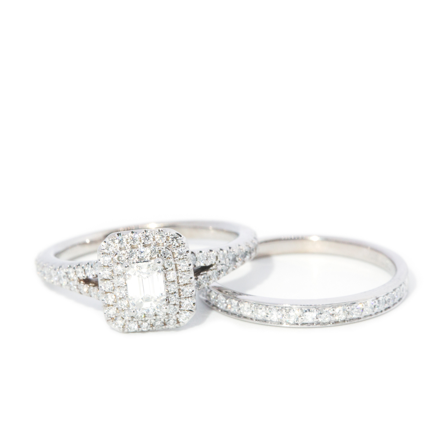 Two Diamond Rings in 18ct & 14ct Gold