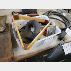 Large Industrial hitch ring, BB pistol and other misc.