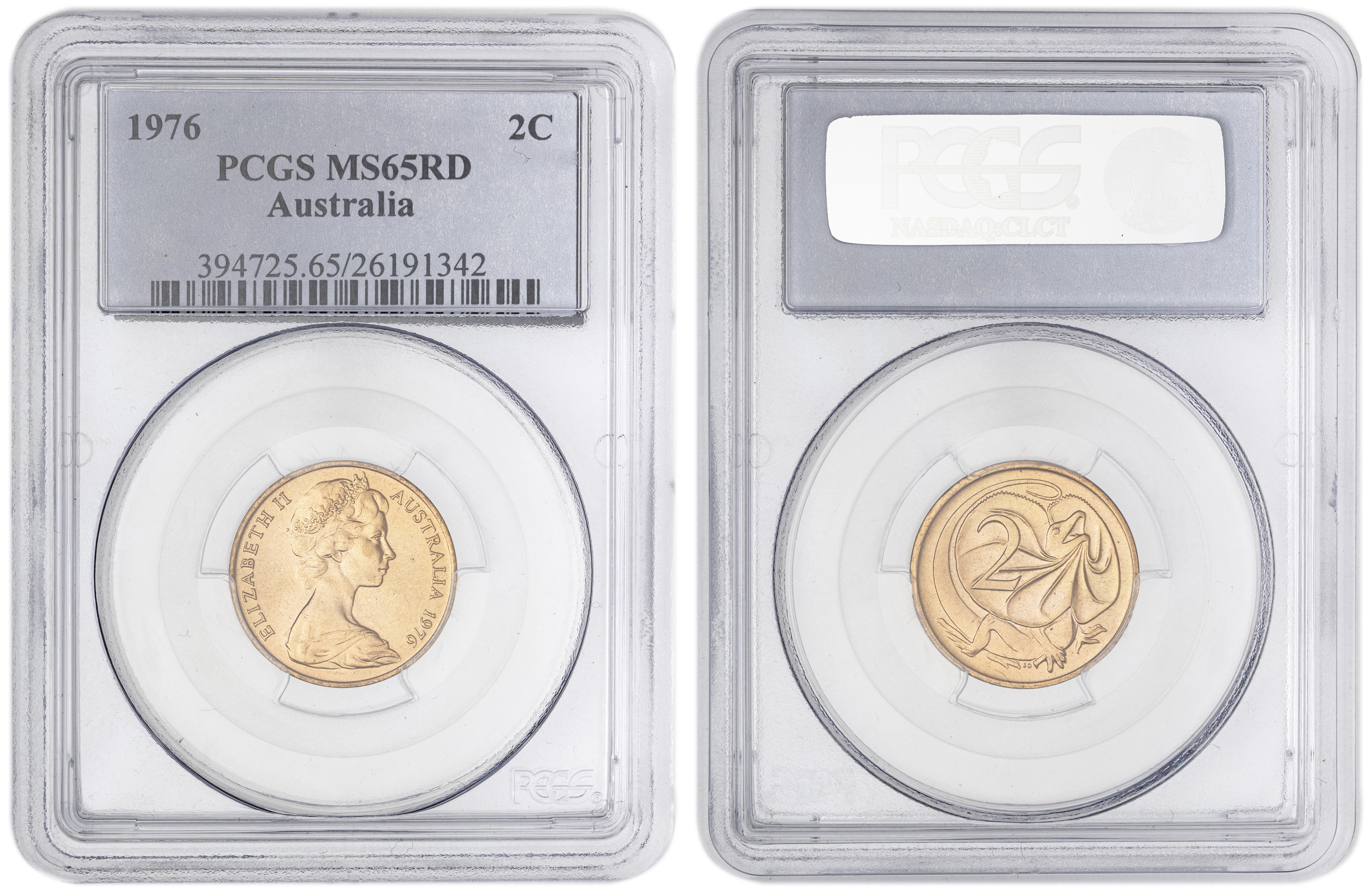 Two Cent, 1976, PCGS MS65RD