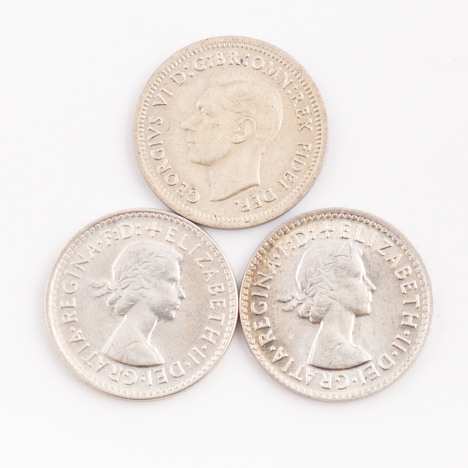 Elizabeth II, Threepence, 1960, aFDC