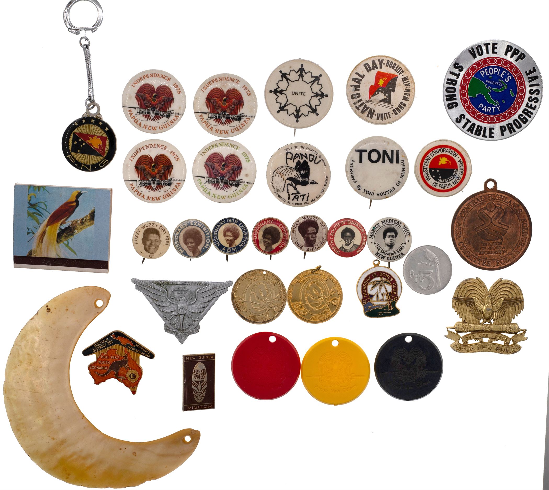 Papua New Guinea Independence & Political Badges,