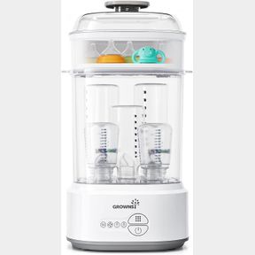 GROWNSY BOTTLE STERILIZER AND DRYER, ELECTRIC STEAM BABY BOTTLE STERILIZER (GREY)