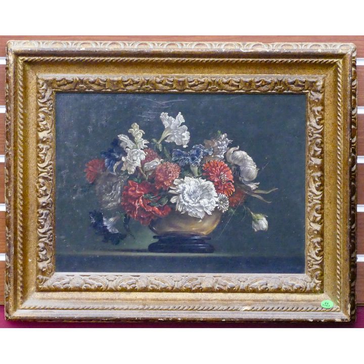Robert White (1921-2008 Pennsylvania) ''Floral Still Life'' Oil