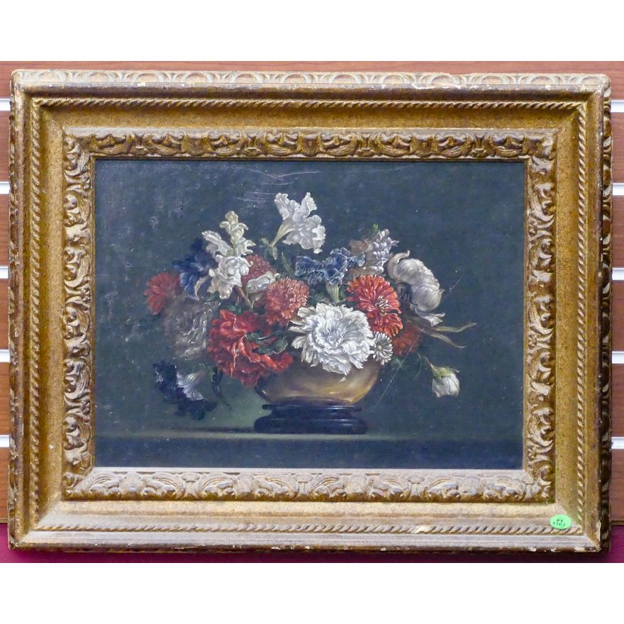 Robert White (1921-2008 Pennsylvania) ''Floral Still Life'' Oil