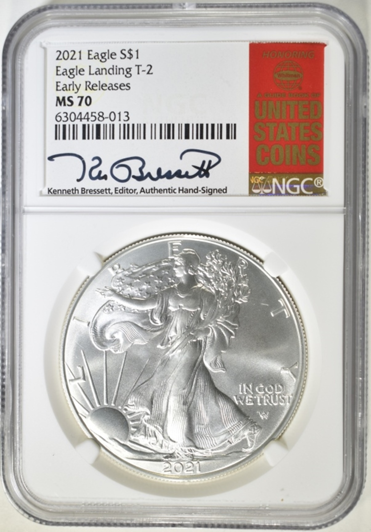 2021 ASE T2 EARLY RELEASE NGC MS 70 Barnebys