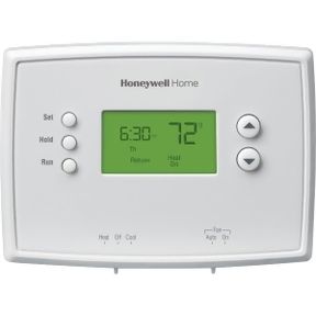 HONEYWELL HOME 5-2 DAY PROGRAMMABLE THERMOSTAT FOR HEAT AND COOL WITH LIGHTED DISPLAY - WHITE - NEW - RTH2300B1038E1